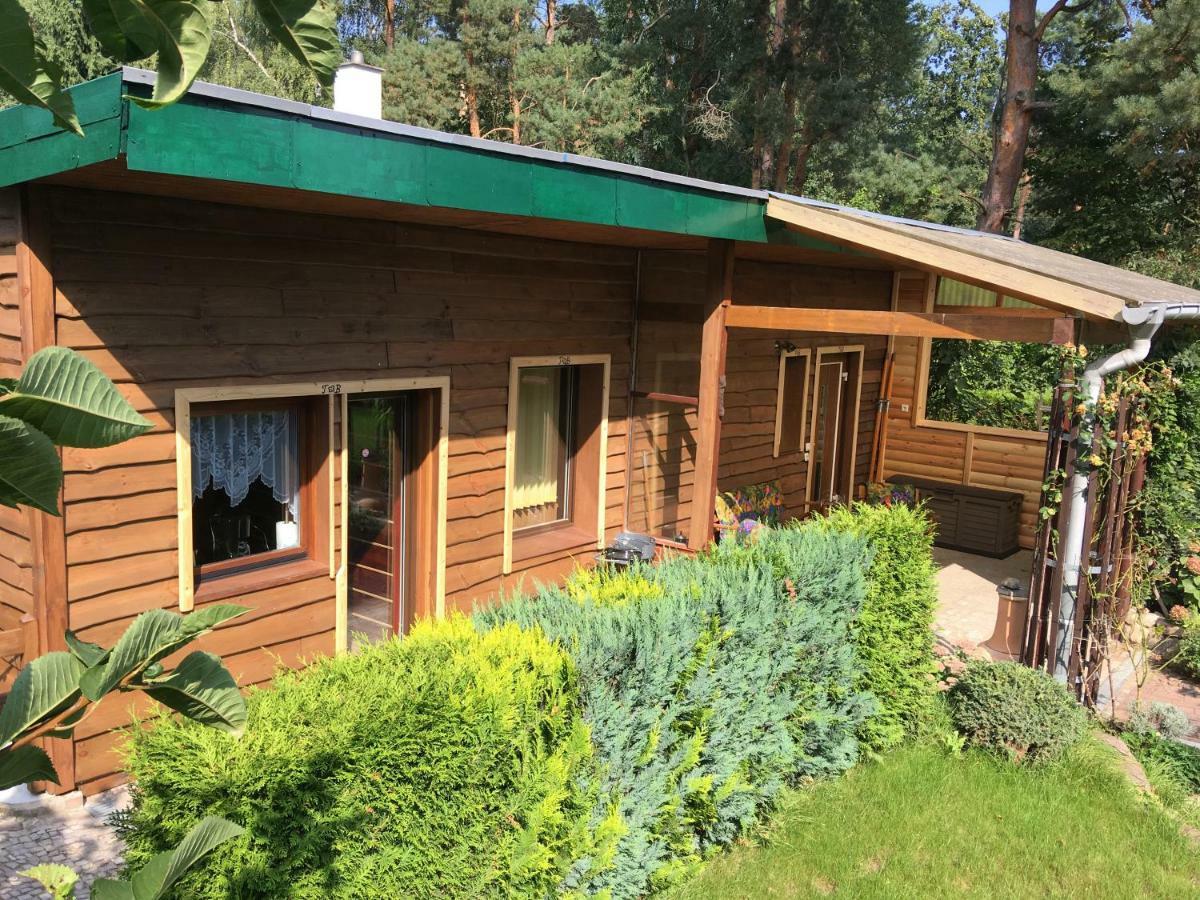 Holzhaus Trollbluemchen Am Wald Und See Neuruppin Exterior photo